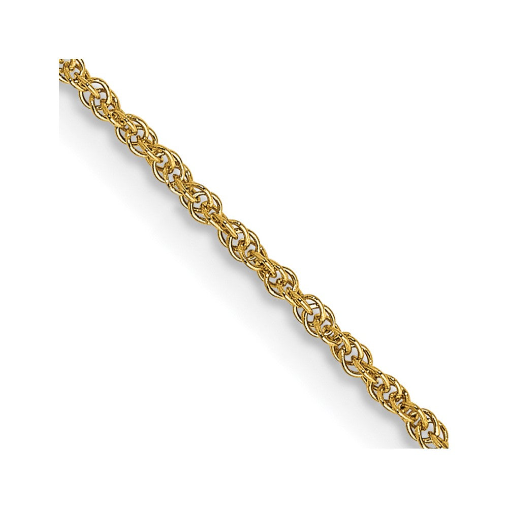 Exclusive 14K Gold Baby Rope Chain 18-Inch 1.1mm - Stylish Value Necklace