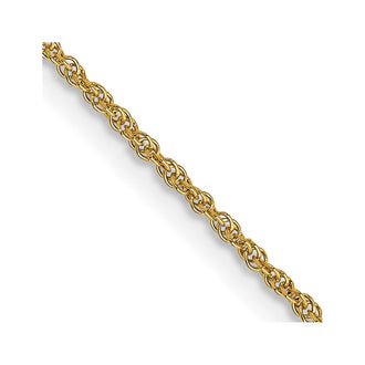 Exclusive 14K Gold Baby Rope Chain 18-Inch 1.1mm - Stylish Value Necklace