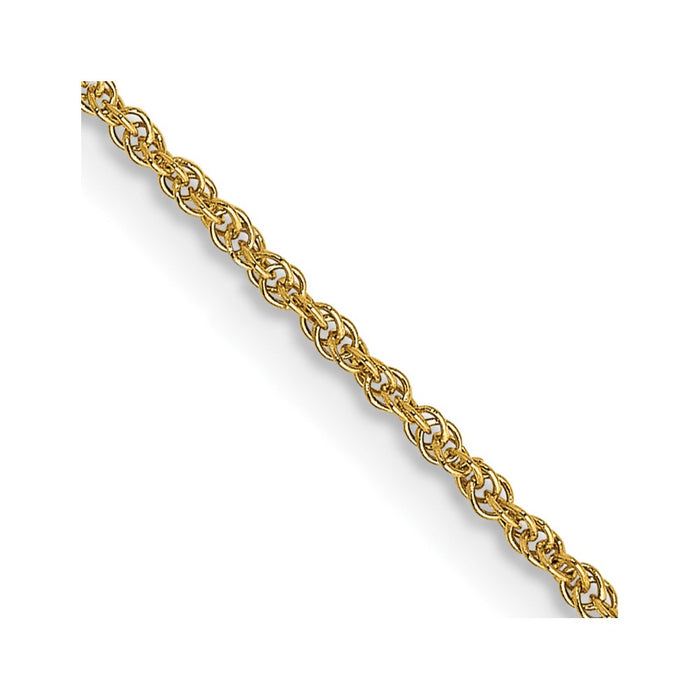 Exclusive 14K Gold Baby Rope Chain 18-Inch 1.1mm - Stylish Value Necklace-1