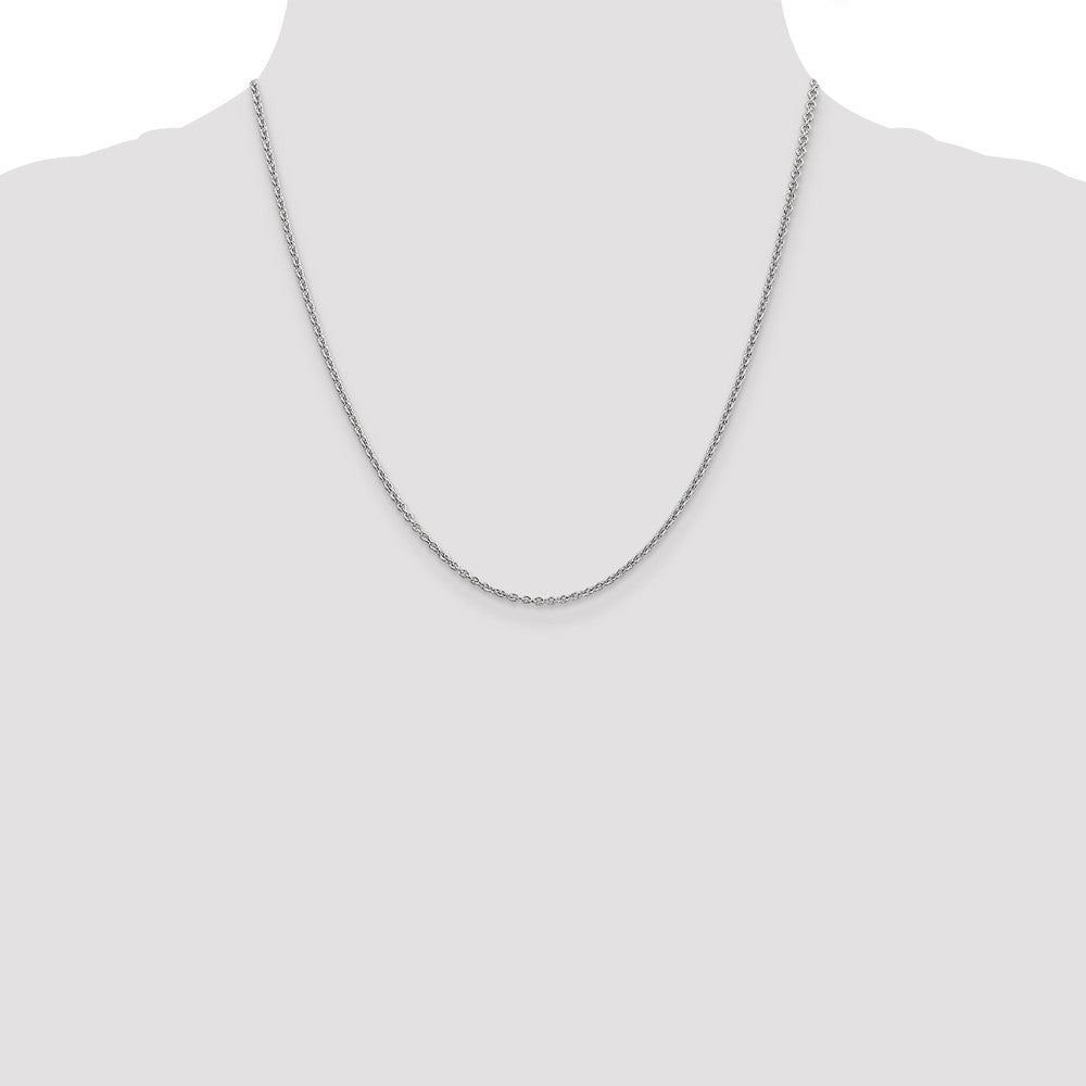 Buy 14K White Gold 20-Inch Forzantine Chain - Stylish & Affordable 1.8mm