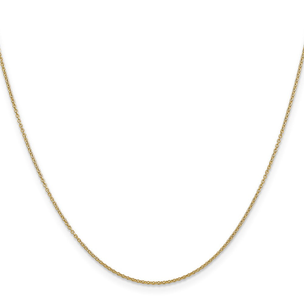Buy Stylish 14K Gold .9mm Cable Chain - 14 Inches of Luxury & Value!