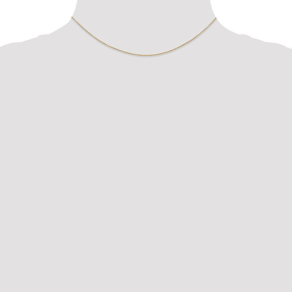 Buy Stylish 14K Gold .9mm Cable Chain - 14 Inches of Luxury & Value!