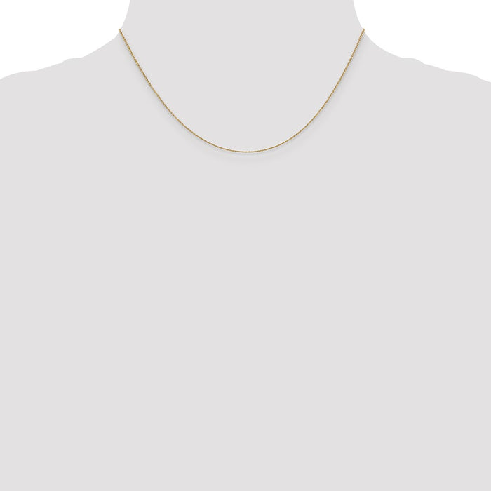 High-Quality 14K Gold 16-Inch .9mm Chain - Stylish & Affordable Jewelry-4