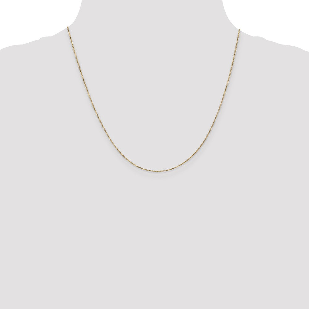 Buy Stylish 14K Gold 20-Inch Cable Chain, 0.9mm - Affordable Luxury Jewelry