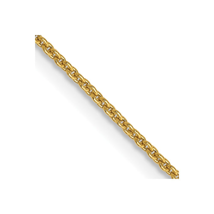 Buy Stylish 14K Gold 14-Inch .9mm Cable Chain with Lobster Clasp-1