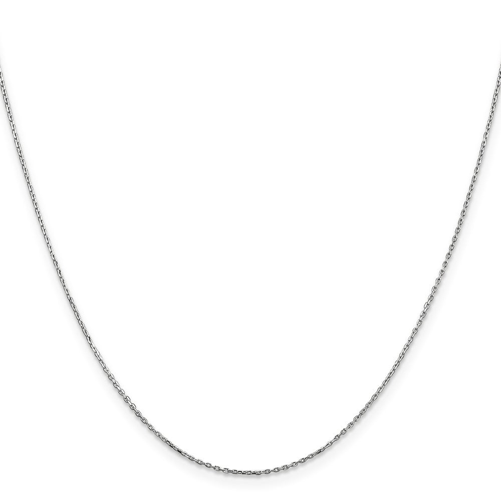 Buy Stylish 24-Inch 14K White Gold Diamond-Cut Cable Chain - Affordable Luxury