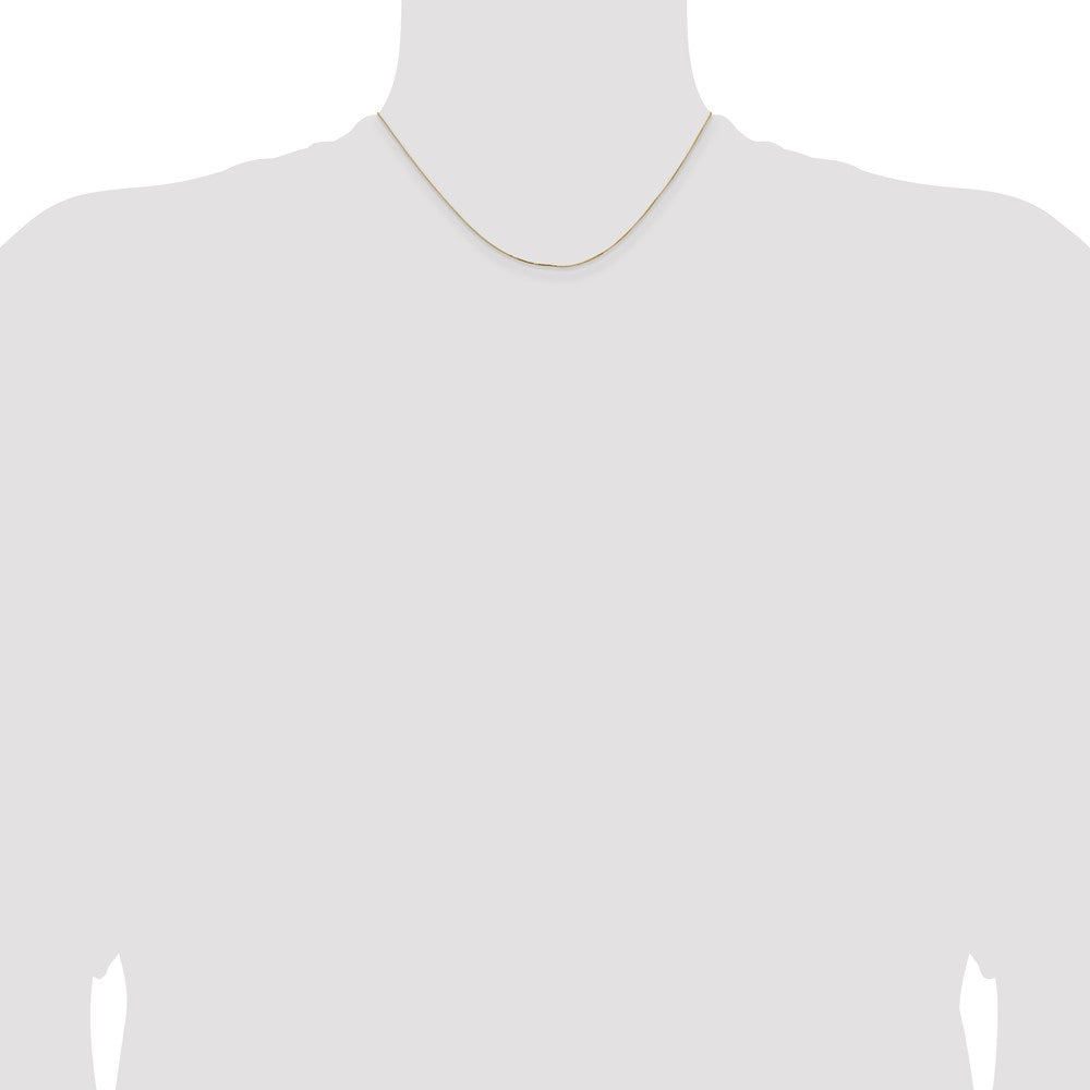 Buy Stylish 14K Gold 16-Inch Box Chain, 0.5mm, Luxury Lobster Clasp