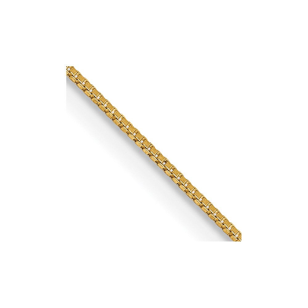 Shop Stylish 14K Gold 24-Inch Box Chain - 0.5mm, Luxury Lobster Clasp