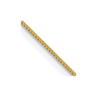 Shop Stylish 14K Gold 26-Inch Box Chain - 0.5mm, Luxury Lobster Clasp