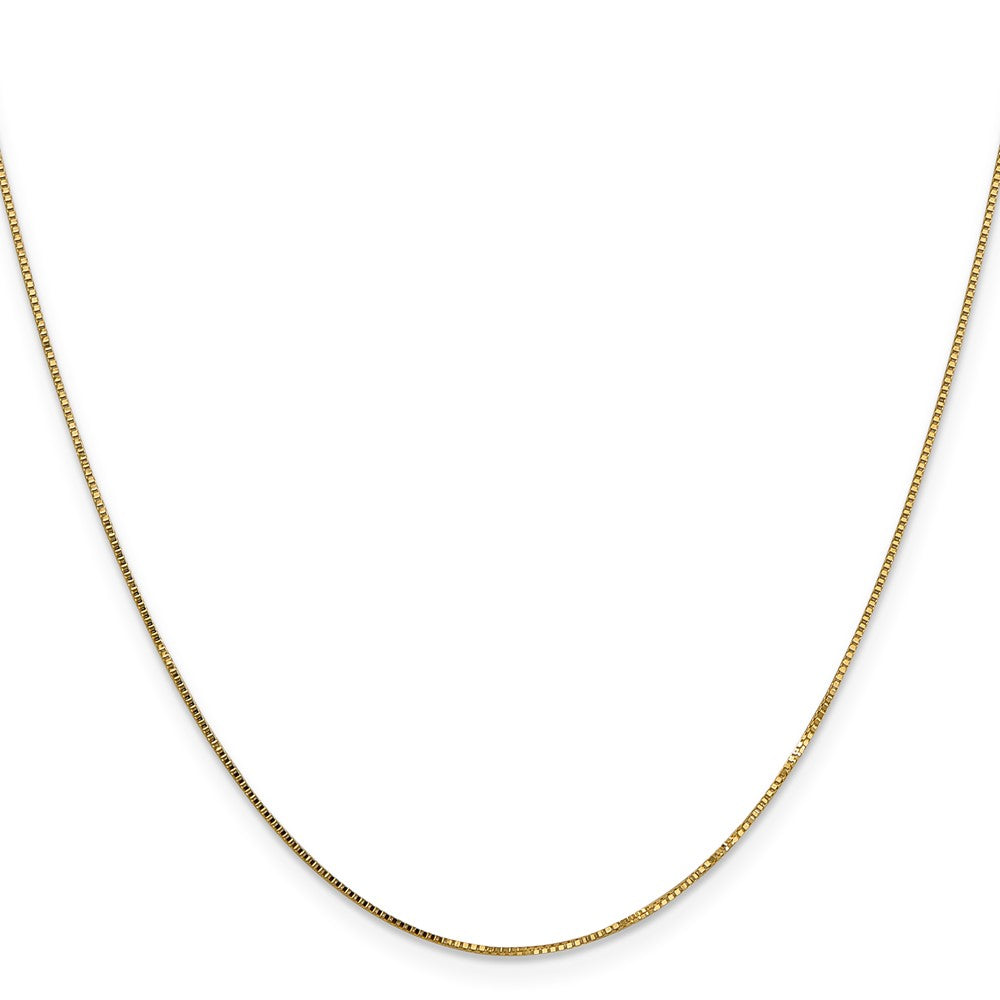 Exclusive 14K Gold 26-Inch 0.7mm Box Chain - Stylish & Affordable Luxury!