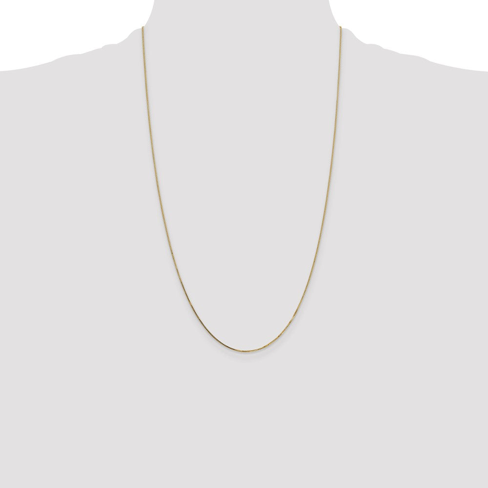 Exclusive 14K Gold 26-Inch 0.7mm Box Chain - Stylish & Affordable Luxury!