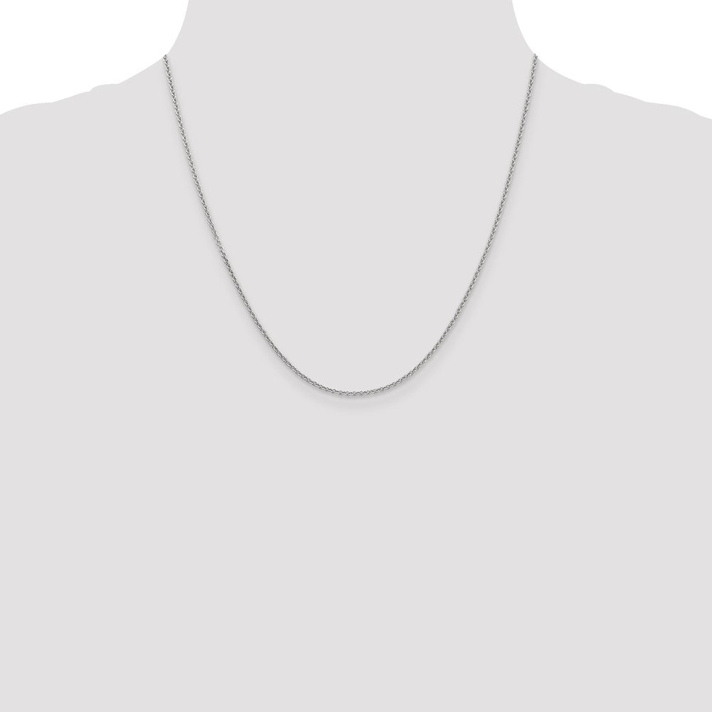 Exclusive 14K White Gold 20-Inch 1.6mm Cable Chain - Stylish & Affordable