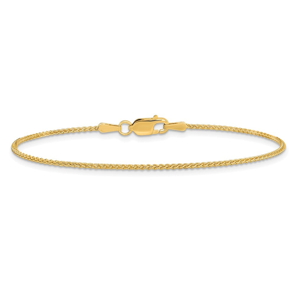 Buy 14K Gold 7-Inch Spiga Chain Bracelet | Stylish 1.25mm Luxury Jewelry