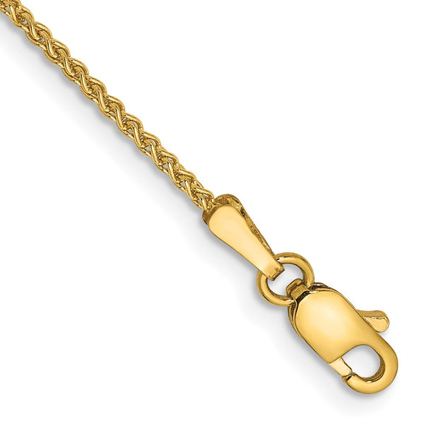 14K Gold Spiga Chain Bracelet - 1.25mm