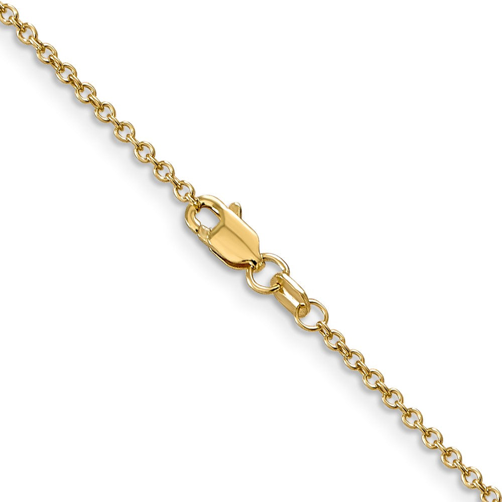 Exclusive 14K Gold 22-Inch Cable Chain - Stylish 1.4mm Links, Affordable Price