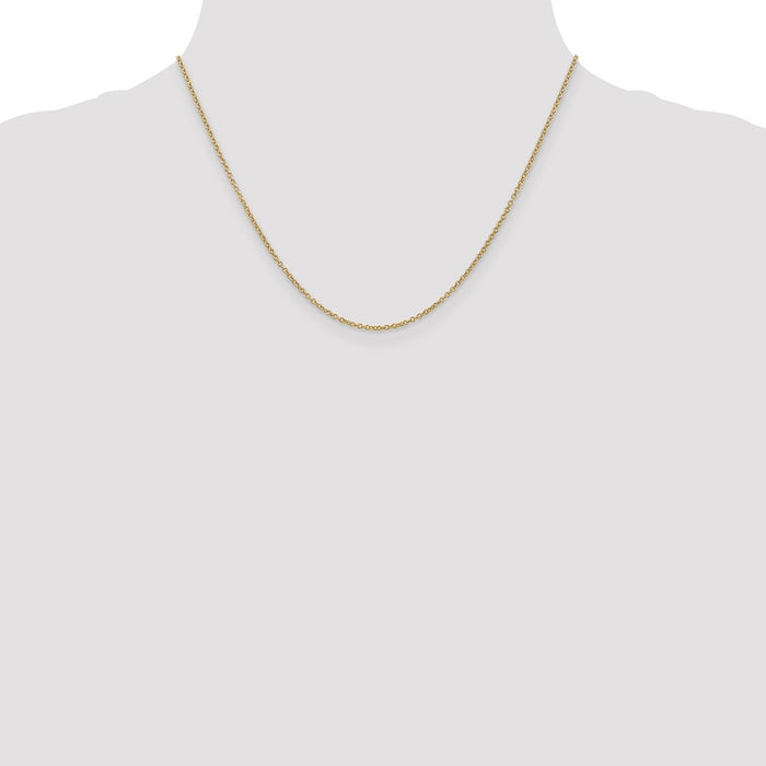 Buy Exclusive 14K Gold 18-Inch Cable Chain, 1.4mm Links, Stylish Design-4