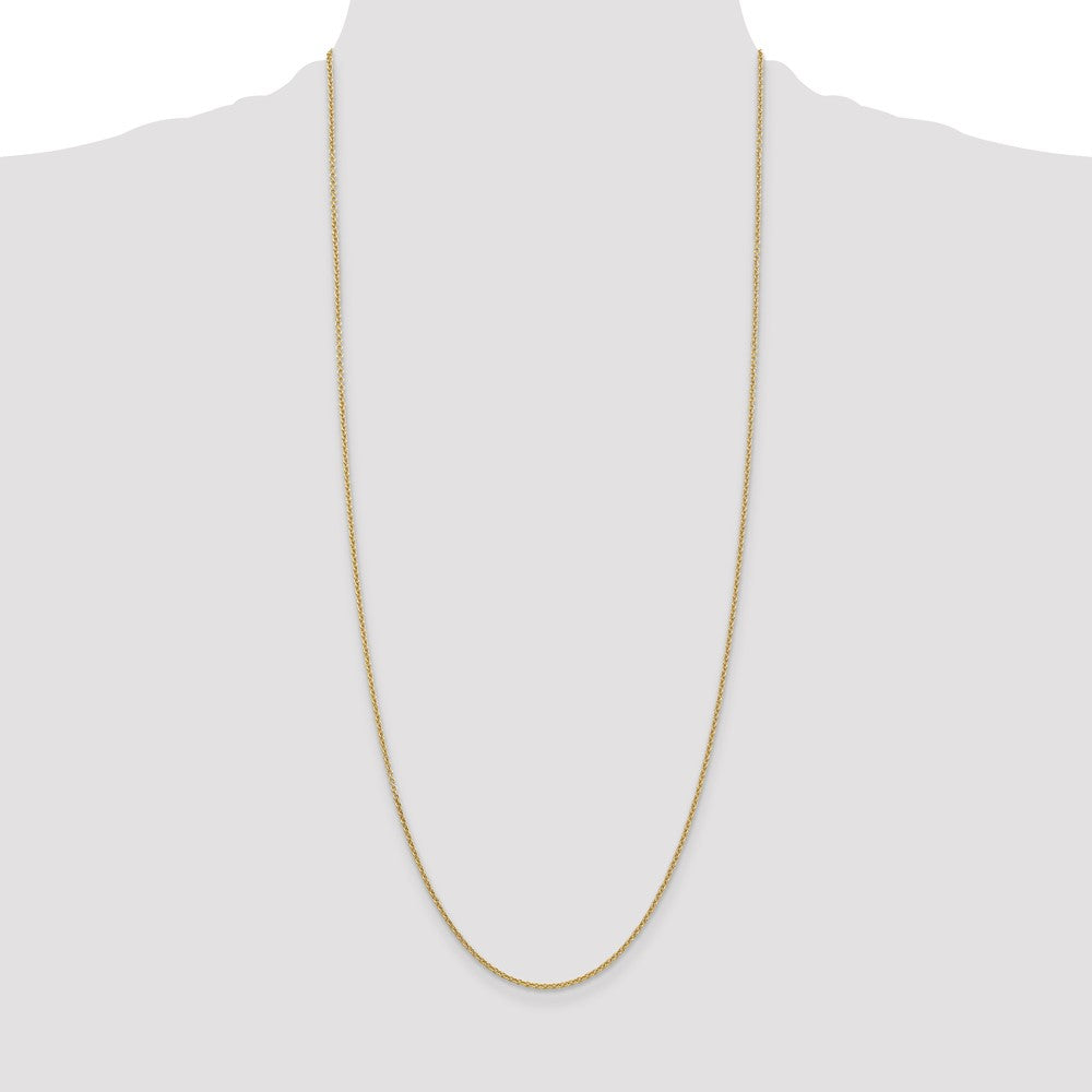 High-Quality 30-Inch 14K Gold 1.6mm Cable Chain - Stylish Lobster Clasp