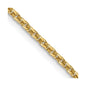 Buy Stylish 14K Gold 20-Inch 2mm Round Open Link Cable Chain - Affordable Luxury-2