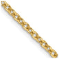 Shop Stylish 14K Gold 20-Inch 2.4mm Round Open Link Chain - Luxury Value-3