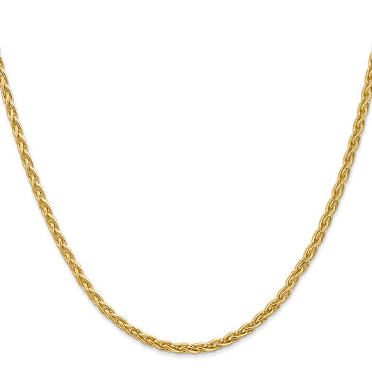 Shop 14K Gold 20-Inch 3mm Parisian Wheat Chain - Stylish & Affordable Luxury