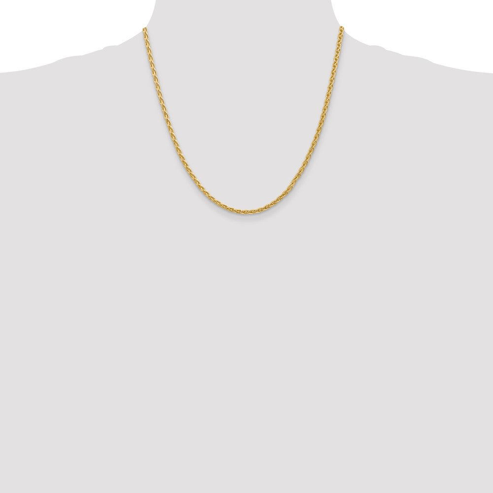 Shop 14K Gold 20-Inch 3mm Parisian Wheat Chain - Stylish & Affordable Luxury