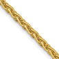 Shop 14K Gold 24-Inch Parisian Wheat Chain, 3mm - Stylish & Affordable!-4