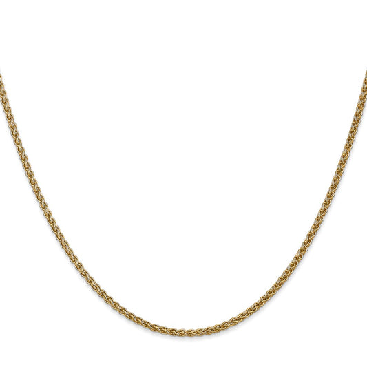 Buy 14K Gold 20-Inch Spiga Chain, 1.05mm - Stylish & Affordable Luxury