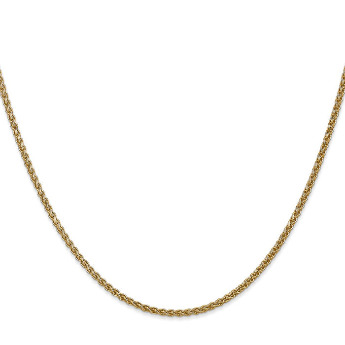 Buy 14K Gold 20-Inch Spiga Chain, 1.05mm - Stylish & Affordable Luxury-2