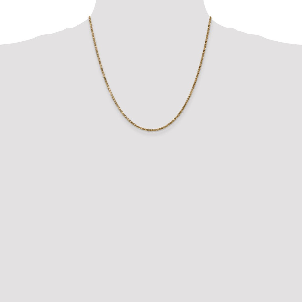 Buy 14K Gold 20-Inch Spiga Chain, 1.05mm - Stylish & Affordable Luxury