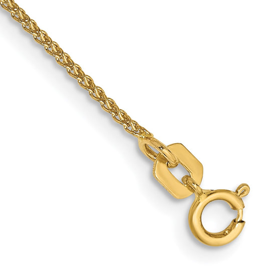 High-Quality 14K Gold Spiga Bracelet, 8-Inch, 1.05mm - Stylish Value Deal!