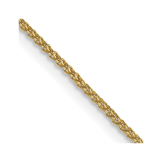 Exclusive 22-Inch 14K Gold Spiga Chain - Stylish 1.05mm Design at Great Value