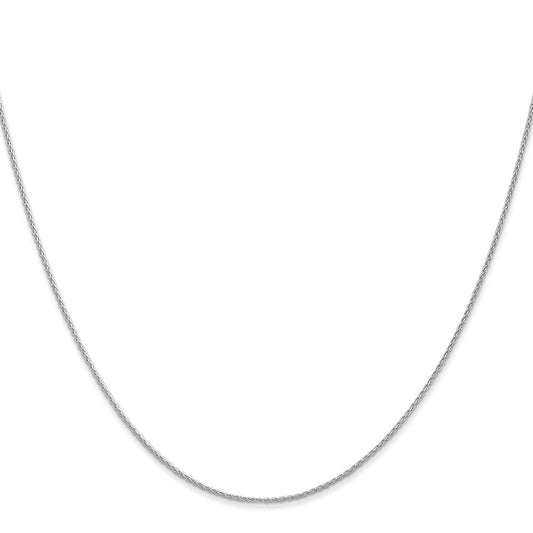 Shop 14K White Gold 18-Inch Parisian Wheat Chain - Stylish & Affordable!