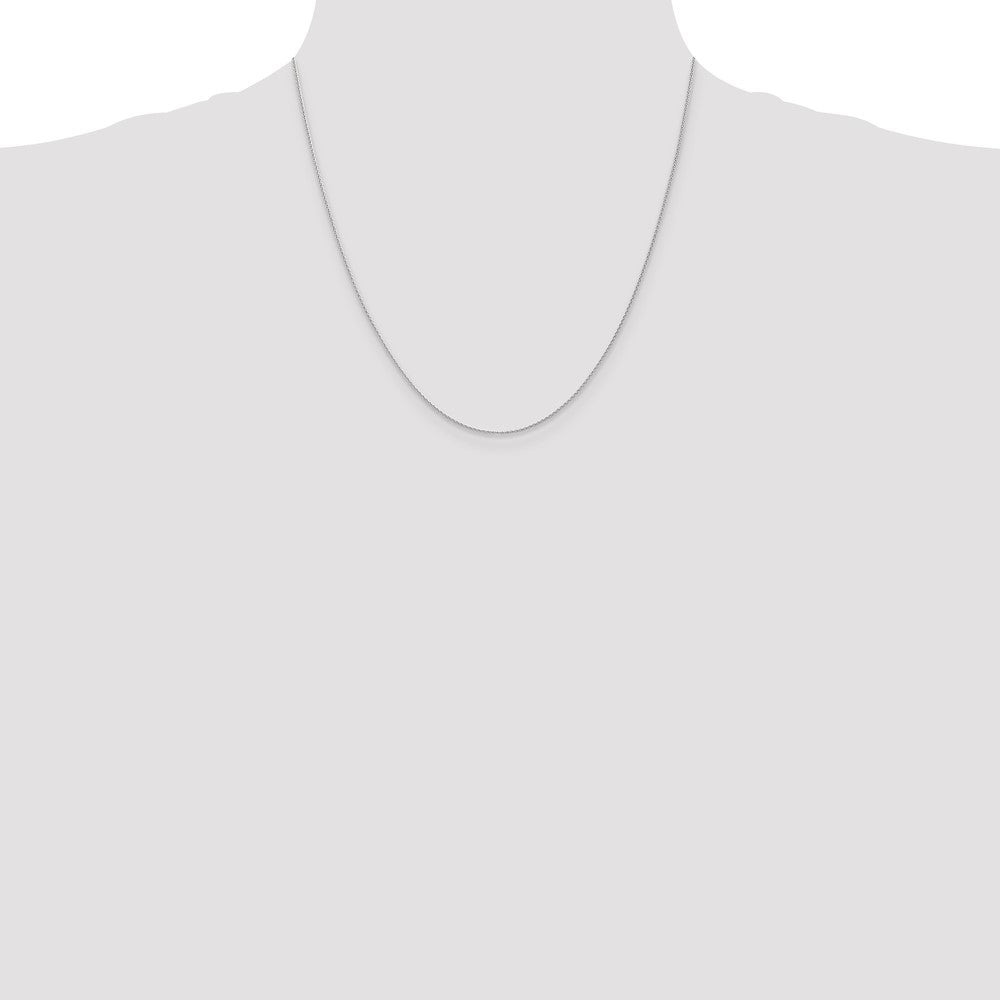 High-Quality 14K White Gold 20-Inch Parisian Wheat Chain - Stylish Value