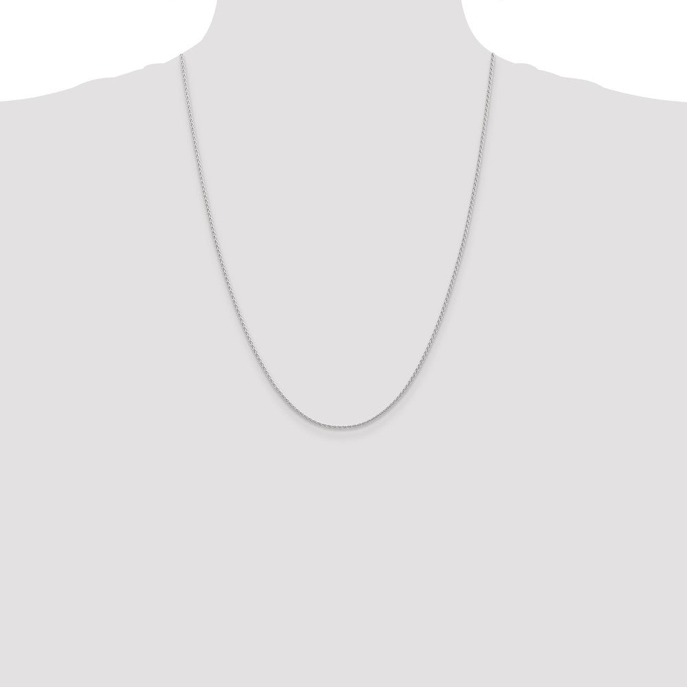 Buy Exclusive 14K White Gold 24-Inch 1.5mm Wheat Chain - Stylish Value!