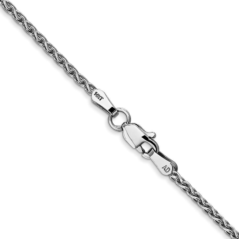 Exclusive 14K White Gold 18-Inch Parisian Wheat Chain - Stylish & Durable