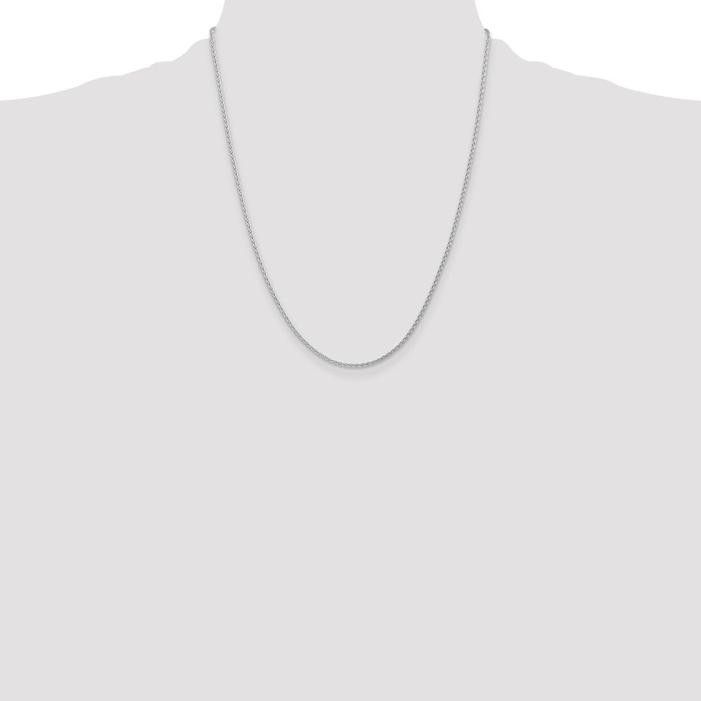 Buy Stylish 22-Inch 14K White Gold Parisian Wheat Chain - 1.75mm Luxury