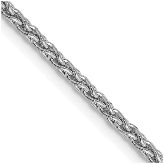 Exclusive 14K White Gold 18-Inch Parisian Wheat Chain - Stylish & Durable