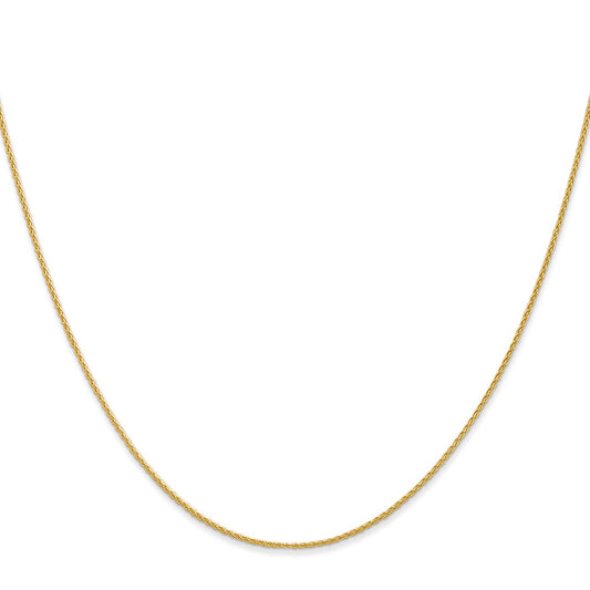 Shop Stylish 14K Gold 14-Inch 1mm Parisian Wheat Chain with Lobster Clasp