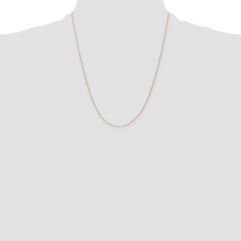 Buy Luxury 14K Gold 22-Inch 1mm Parisian Wheat Chain with Lobster Clasp