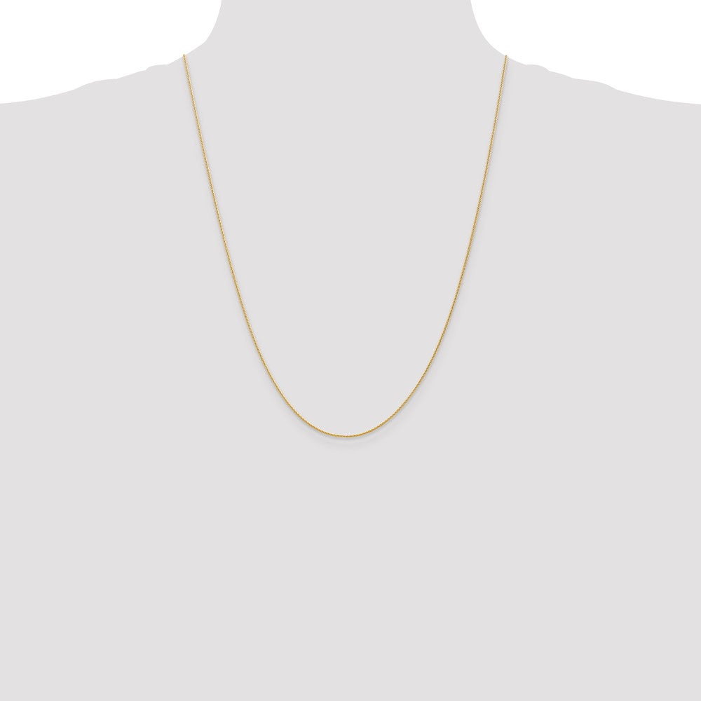 High-Quality 14K Gold 24-Inch 1mm Parisian Wheat Chain - Stylish & Durable!