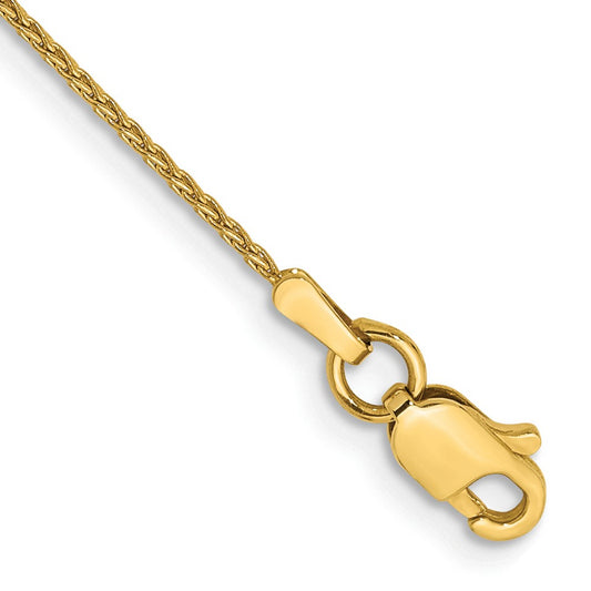 Buy Stylish 14K Gold 7-Inch Parisian Wheat Bracelet - Affordable Luxury!