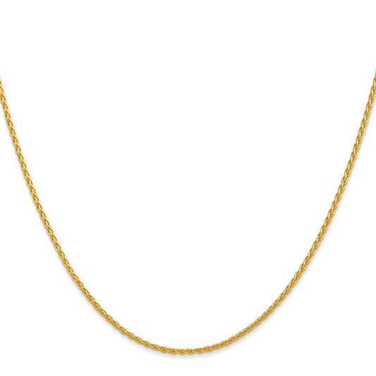 Buy Exclusive 14K Gold 18-Inch 1.5mm Parisian Wheat Chain - Stylish Luxury