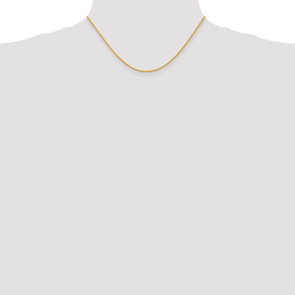 Shop Exclusive 14K Gold 16-Inch 1.5mm Parisian Wheat Chain - Stylish Value!