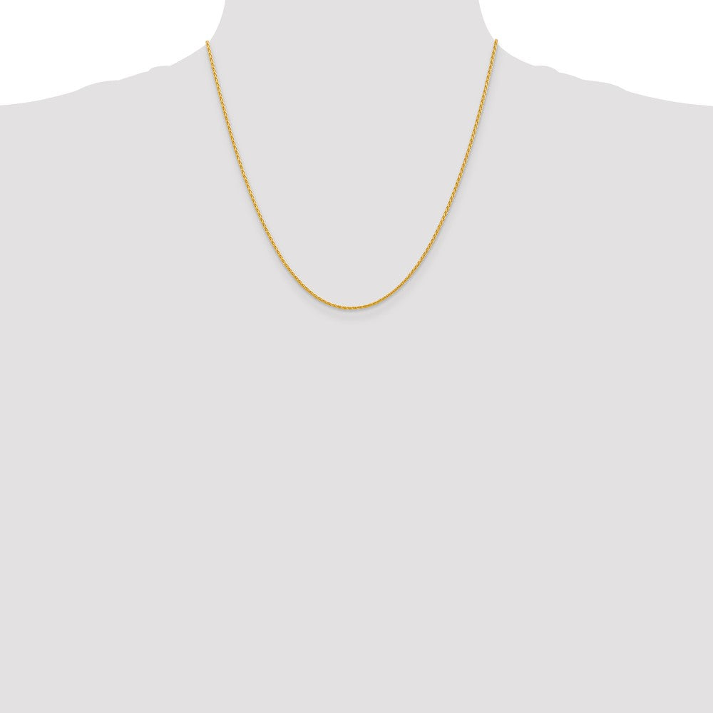Exclusive 14K Gold 20-Inch Parisian Wheat Chain - Stylish 1.5mm Design