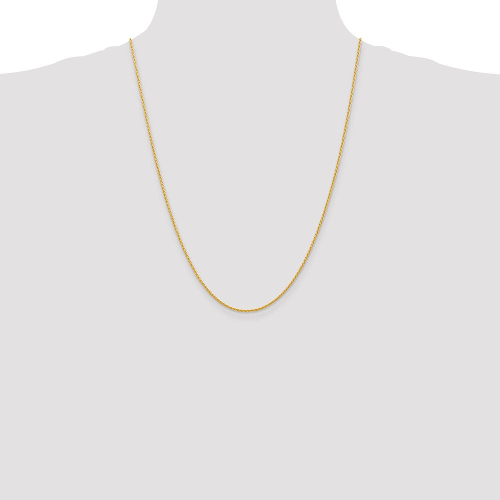 Buy 24-Inch 14K Gold Parisian Wheat Chain - Stylish 1.5mm Lobster Clasp