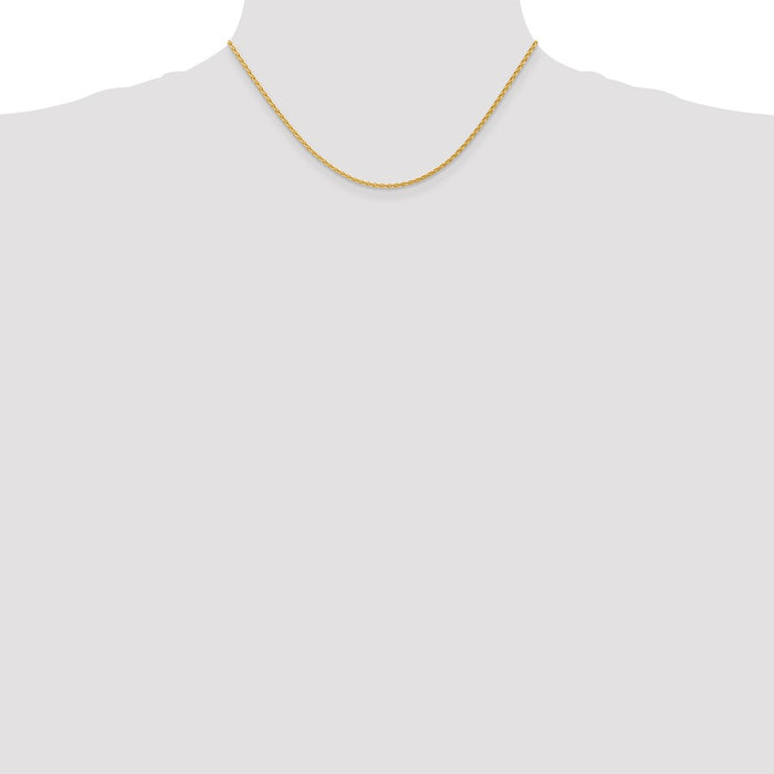 Shop Stylish 14K Gold 16-Inch 1.75mm Parisian Wheat Chain - Luxury Design!-4