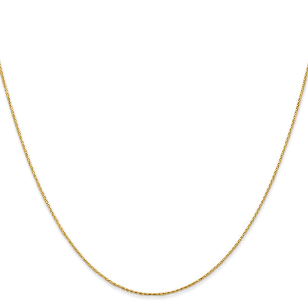 14K Gold 24-Inch Diamond-Cut Wheat Chain - Style GR1-1007207