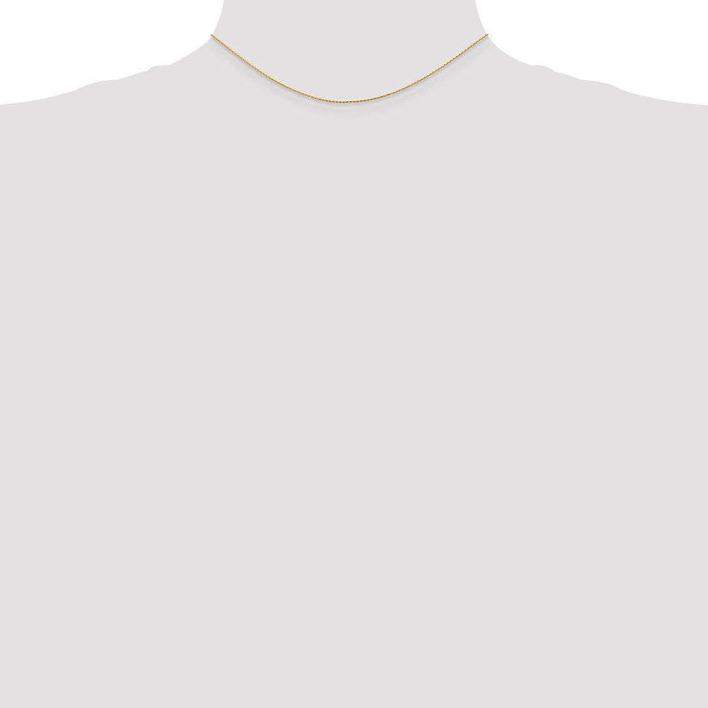 Buy Exclusive 14K Gold 14-Inch .8mm Diamond-Cut Wheat Chain - Stylish Value!