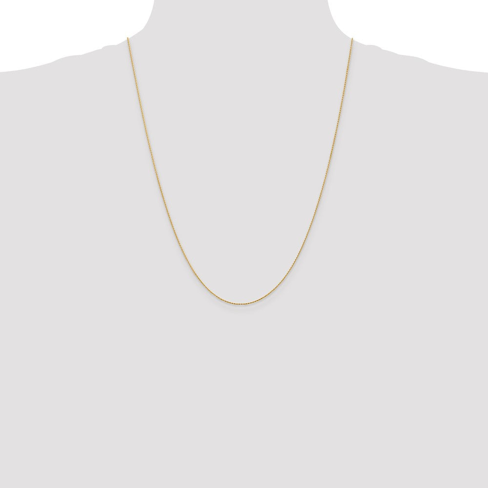 Shop 14K Gold 24-Inch Diamond-Cut Wheat Chain - Stylish & Affordable Value!
