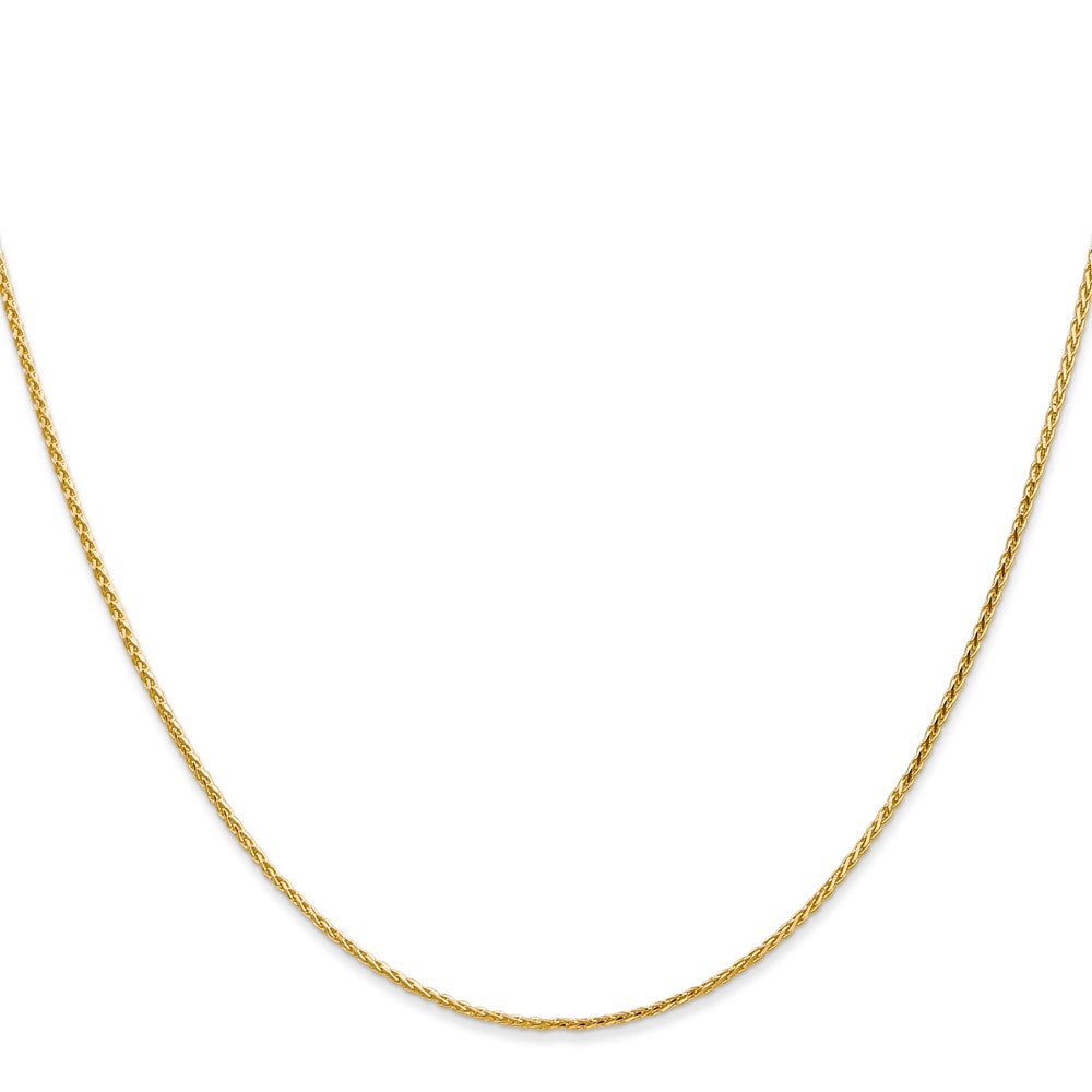 Buy 14K Gold 24-Inch Diamond-Cut Wheat Chain - Stylish & Affordable Luxury!